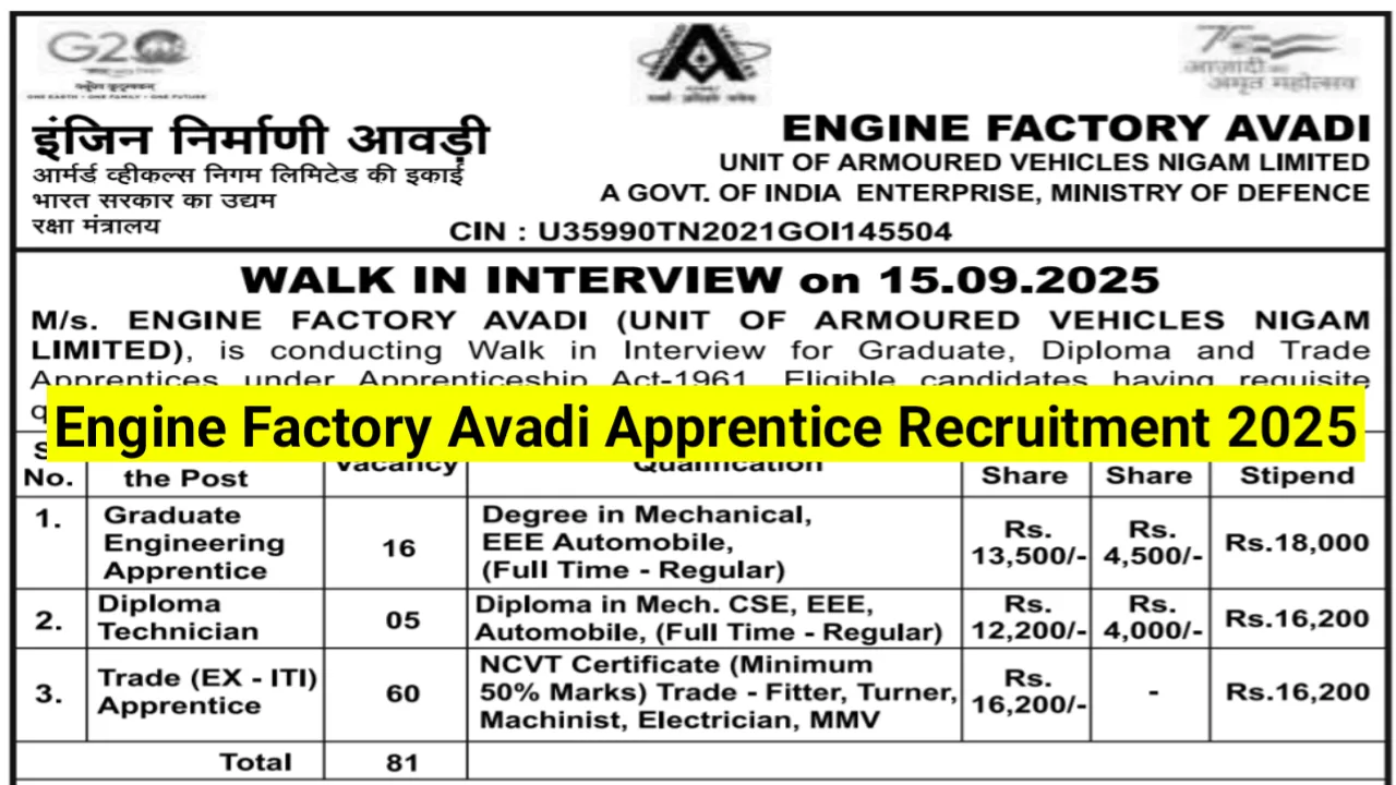 Engine-Factory-Avadi-Apprentice-Recruitment-2025