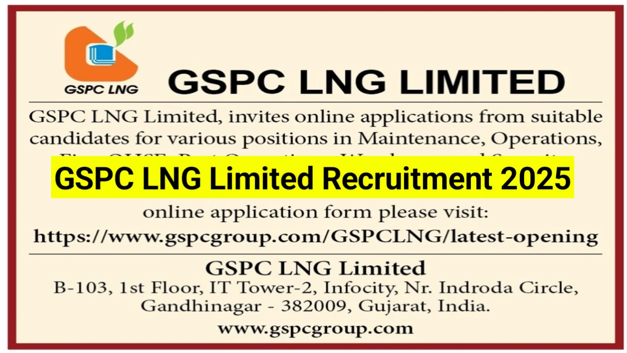 GSPC-LNG-Limited-Recruitment-2025