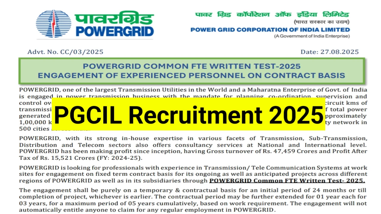 PGCIL-Recruitment-2025