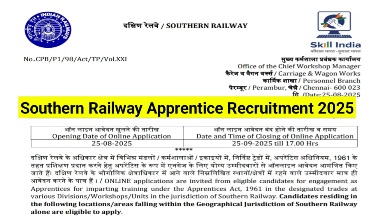 Southern-Railway-Apprentice-Recruitment-2025